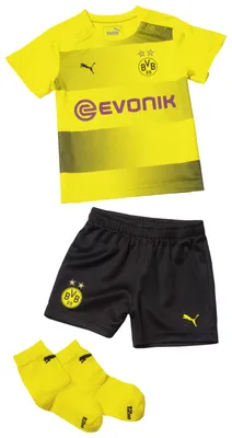 Produktbild von Puma BVB Home Baby Kit with Sponsor Trikot Babyset Kinder Baby Set , Bekleidung:86