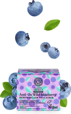 Produktbild von Natura Siberica Anti-OX Wild Blueberry. Renewing Jam Face Scrub, 50 ml