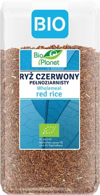 RYŻ CZERWONY PEŁNOZIARNISTY BIO 500 g - BIO PLANET