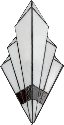 Immagine prodotto di Clayre & Eef Applique Tiffany 23x13x43 cm Vetro bianco