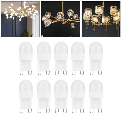 Obrázok produktu pre 10 kusov 1,5 W LED žiaroviek s päticou G9 Malá žiarovka s päticou BiPin pre interiérové osvetlenie lustra 230 V