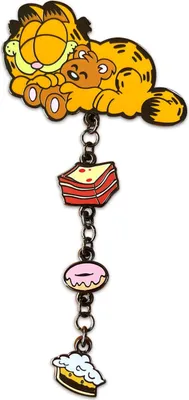 Image de Garfield Dangling Ansteck-Pin Garfield 13 cm