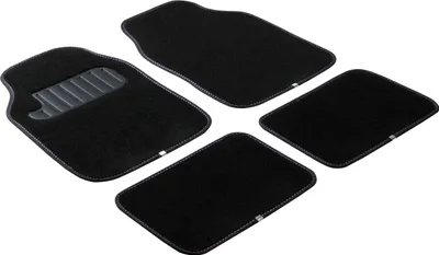 Produktbild von Walser Autoteppich TheColor 4-teilig universal schwarz/lila, 29013