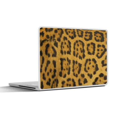 Produktbild von MuchoWow® Laptop Aufkleber Sticker Cover Leopardenfell 40x30 cm - Laptop Dekoration - Selbstklebend