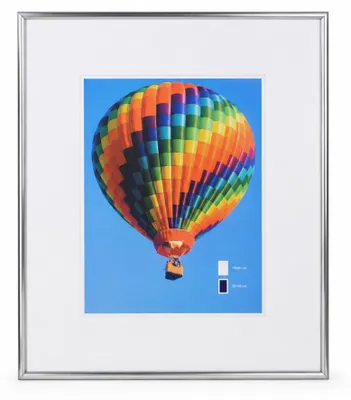 Produktbild von Ideal Life Kunststoff Bilderrahmen Wanddeko Collage Poster Bilder Foto Rahmen - Farbe: Silber | Format: 50x60