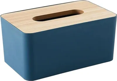 Produktbild von Bambus-Taschentuchbox, rechteckige Taschentuchbox, Feuchttuchspender, Badezimmer, Feuchttuchbox für Badezimmer, Schlafzimmer oder Büro