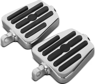 Image de Marchepieds conducteur-associé compatible avec Harley-Davidson # MT1 chrome