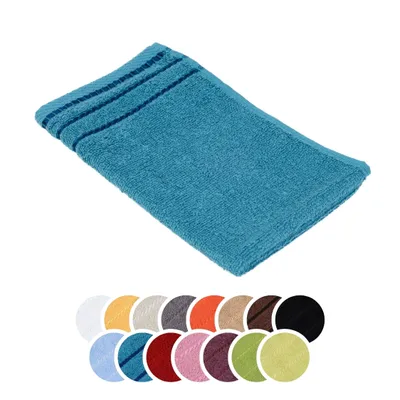 Produktbild von liebling Gästetuch, 100% Baumwolle, Serie Potsdam, 30 x 50 cm, 60 Grad waschbar, trocknergeeignet, Farbe: petrol