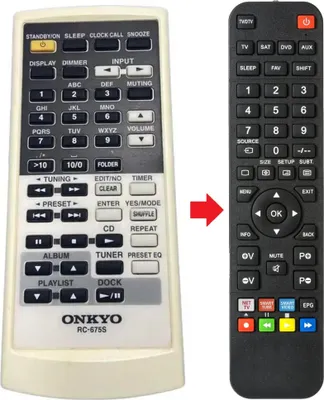 Produktbild von Fernbedienung geeignet für ONKYO RC-675S