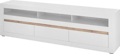 Produktbild von LIVOJO M15 Wohnzimmer Lowboard 217 x 63 x 42 cm Weiß Matt