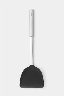 Produktbild von Brabantia Wok Turner, Kochspatel, Schwarz, Silber, Silikon, Edelstahl, Edelstahl, 280 °C, 105 mm