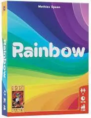 Produktbild von 999Games Rainbow Kartenspiel mit einem Regenbogen aus 6 verschiedenen Farben