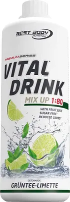 Produktbild von Best Body Nutrition Vital Drink Zerop (1000ml) Bitter Lemon - Intra- & Post-Workout - Intra-Workout