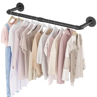 Immagine prodotto di Gancio a parete per abiti, lunghezza 92 cm, ideale per uso domestico e commerciale