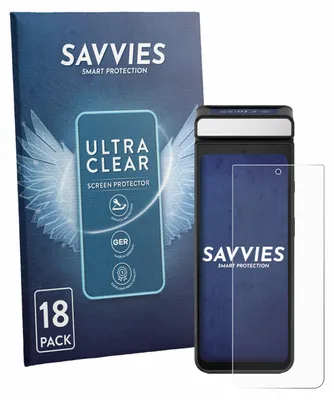 Produktbild von 18x Für Ciontek CS50S Schutzfolie Savvies Displayschutz Display Schutz Folie Klar Transparent