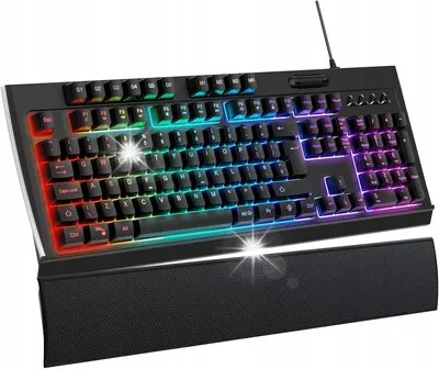 Produktbild von OMOTON Gaming Tastatur Kabelgebunden RGB QWERTZ