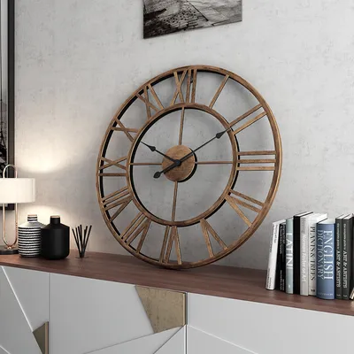 Immagine prodotto di Orologio da parete di design ROMA Bronzo 50 cm
