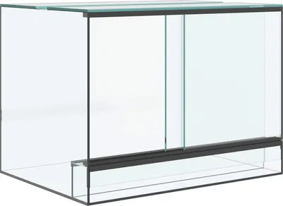 Produktbild von vidaXL Terrarium mit Speicher Transparent 40 x 30 x 30 cm Glas