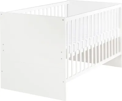 Produktbild von roba Kinderzimmerset 'Anton' inkl. Baby-/Kinderbett 70 x 140 cm und Wickelkommode in weiß
