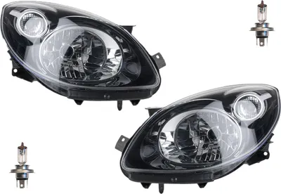 Immagine prodotto di Johns, Fari alogeni adatti a Renault Twingo II 07-11 con set H4 sinistra destra 7701064000 260607587R 8200629482 7701063998 260103301R 8200629