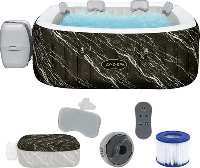 Productafbeelding van Bestway® LAY-Z-SPA® Wi-Fi whirlpool Hawaii AirJet™, 180 x 180 x 66 cm, rechthoekig