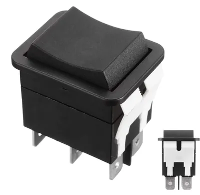 Tuimelschalter HY12-9-3, 6-polig, Ein/Aus, 12 V, 12 A, IP67