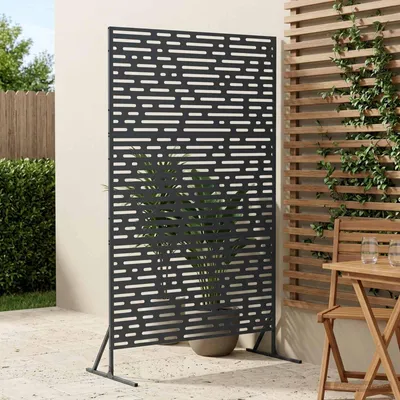 Produktbild von vidaXL Sichtschutz 100 x 50 x 180 cm Stahl Anthrazit