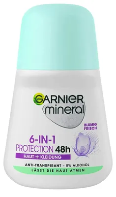 Immagine prodotto di Garnier mineral 6 in 1 Protezione 48h Deodorante Fresco Floreale 50ml