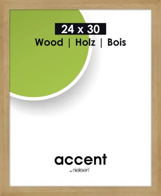 Produktbild von accent by nielsen Holz Bilderrahmen Accent Wood, 24x30 cm, Natur