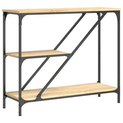 Image de Table console chêne sonoma 88,5x30x75 cm bois d'ingénierie