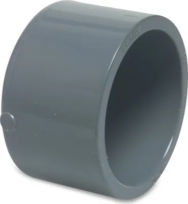 Produktbild von Mega Kappe PVC-U 63 mm Klebemuffe 16 bar, grau