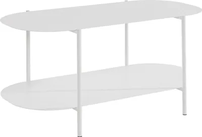 Produktbild von Couchtisch >Stig< in Weiß, Metall - 100x45x50cm (BxHxT)