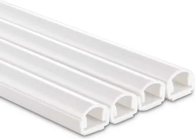 Produktbild von Hama 00220980, Kabelkanal, Universal, Polyvinylchlorid (PVC), Weiß
