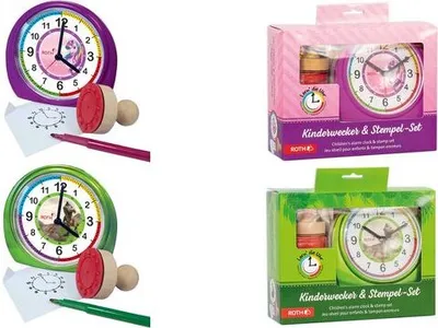 Produktbild von ROTH Kinderwecker & Stempel-Set "Tyrannosaurus"