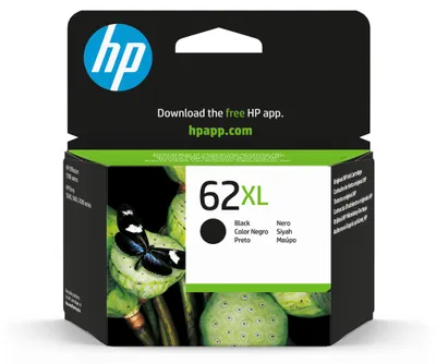 Image de HP 62XL cartouche d'encre noire grande capacité authentique
