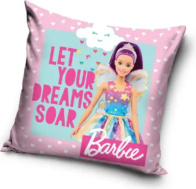Produktbild von BARBIE Kissen mit Füllung Dekokissen-Zerkissen-40x40-cm