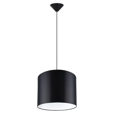Produktbild von Hängeleuchte NOVA 30 schwarz 1xE27 15W Stoff/PVC 88x30x30cm Sollux Lighting