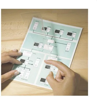 Produktbild von 3L Office 100 Stück selbstlaminierende Karten A3 transparent