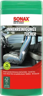 Produktbild von SONAX Reinigungstücher 04122000 21,8cm Dose 0,233kg 0,234kg