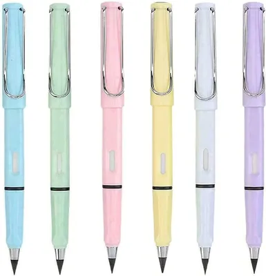 Produktbild von Der neue gefragte Bleistift(6 Stk,Farbe B mit 6 Spitzen)Ewiger Bleistift,Tintenlose Bleistifte,Unendlicher Bleistift,Tragbarer Immerwährender Bleistif