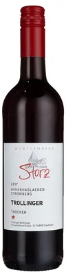 Obrázek produktu pro Storz Hohenhaslacher Stromberg Trollinger suchý 750ml