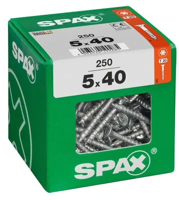 Produktbild von Spax Universalschrauben 5.0 x 40 mm TX 20 - 250 Stk.