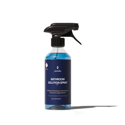 Produktbild von Samako Bathroom Solution Spray – Badreiniger gegen Kalk, Seifenreste & Schmutz – Für Keramik & Fliesen – Frischer Duft – 500 ml