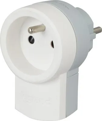Image de Fiche électrique mâle 2 pôles + terre, 16 A, LEGRAND