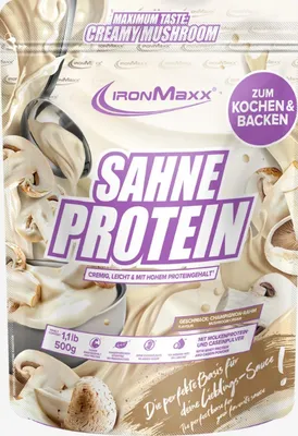 Produktbild von IronMaxx Sahne Protein - 500g Beutel Champignon Rahm