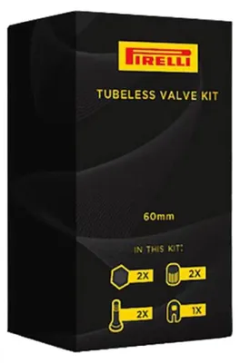 Image de Valves Pirelli Tubeless 60 mm - Valve Presta pour jantes TLR