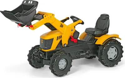 Produktbild von rolly toys Farmtrac JCB 8250 Trettraktor mit Trac Lader, Maße: 142x53x81 cm; 61 100 3