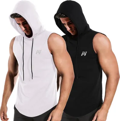 Produktbild von Herren-Tanktop ohne Ärmel für Sport, Fitness und Laufen, aus schnelltrocknendem Polyester