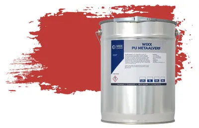Productafbeelding van Wixx PolyurethanMetaalverf - RAL 3020 | Verkeersrood - 20L