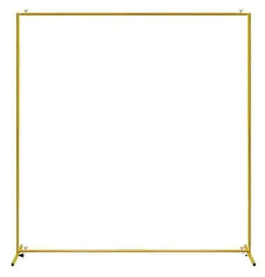 Image de Arche de mariage en métal, structure robuste, polyvalente pour les événements, 2 × 2 m / 6,6 × 6,6 ft
